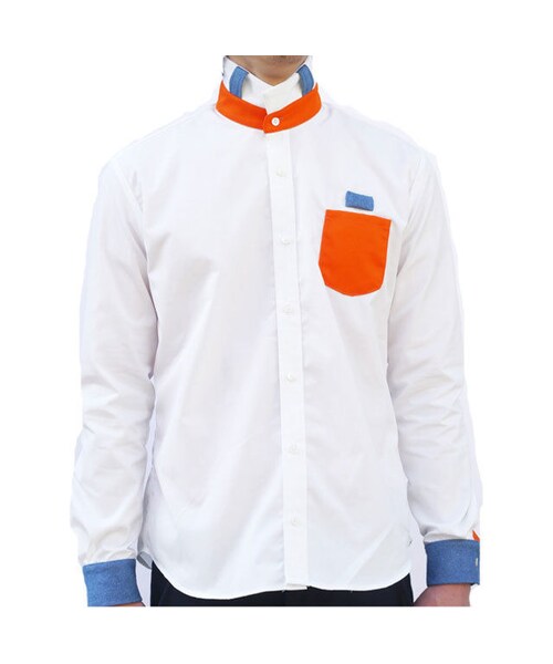 NIRAME.CO(ニラメッコ)の「蝶カラーしゃつ(シャツ/ブラウス・メンズ・その他)」の3枚目の写真