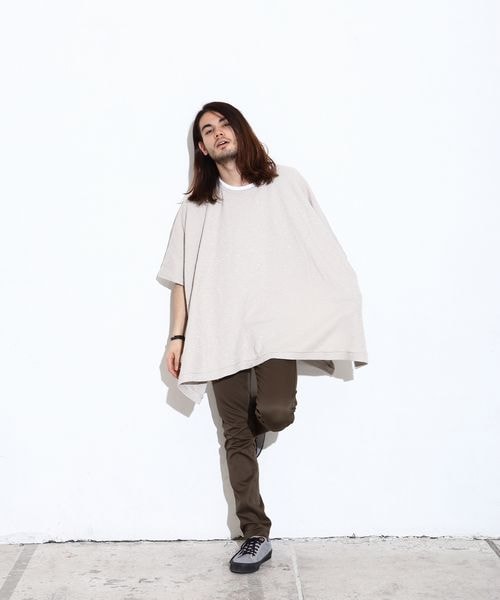 VIRGOwearworks（ヴァルゴウェアワークス）の「SLAV OPEN PONCHO ポンチョ（トップス・メンズ・KHAKI/BLACK/BEIGE・2/3/4）」の7枚目の写真