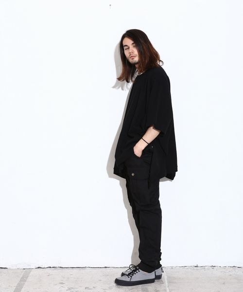 VIRGOwearworks（ヴァルゴウェアワークス）の「SLAV OPEN PONCHO ポンチョ（トップス・メンズ・KHAKI/BLACK/BEIGE・2/3/4）」の6枚目の写真