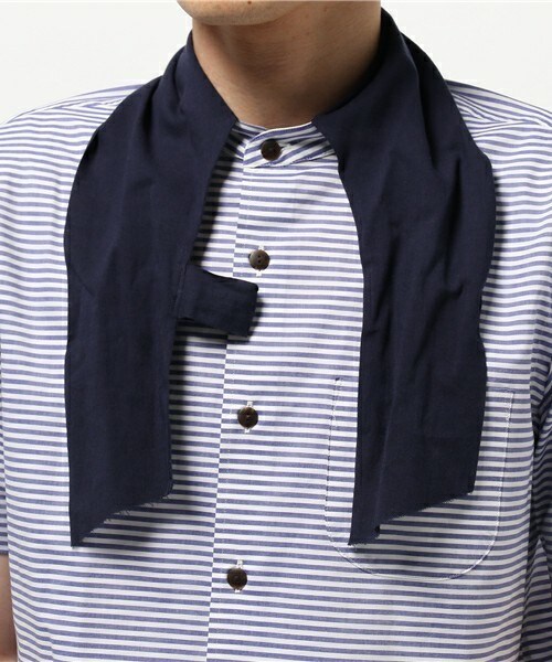 FRAPBOIS（フラボア）の「マリナーラ（シャツ/ブラウス・メンズ・ブラック系その他/ブルー系その他・2/3）」の9枚目の写真