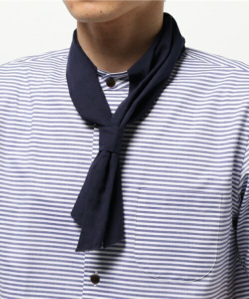 FRAPBOIS（フラボア）の「マリナーラ（シャツ/ブラウス・メンズ・ブラック系その他/ブルー系その他・2/3）」の5枚目の写真