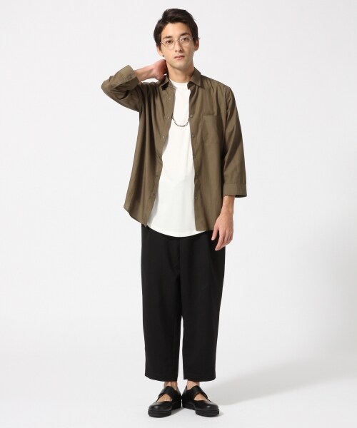 HARE（ハレ）の「メランジテーパードパンツ（パンツ・ブラック/グレー・S/M）」の4枚目の写真