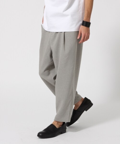 HARE（ハレ）の「メランジテーパードパンツ（パンツ・ブラック/グレー・S/M）」の2枚目の写真