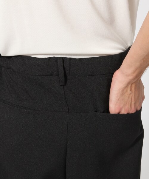 HARE（ハレ）の「メランジテーパードパンツ（パンツ・ブラック/グレー・S/M）」の10枚目の写真