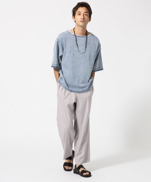 HARE（ハレ）の「タックワイドパンツ（パンツ・ブラック/グレー/ブラウン・S/M/L）」の5枚目の写真