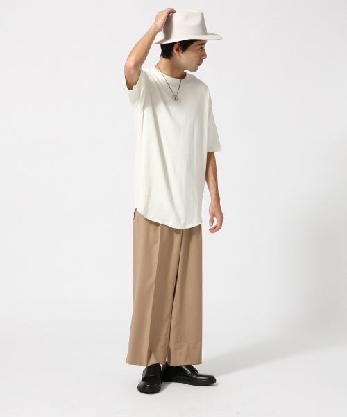 HARE（ハレ）の「タックワイドパンツ（パンツ・ブラック/グレー/ブラウン・S/M/L）」の6枚目の写真