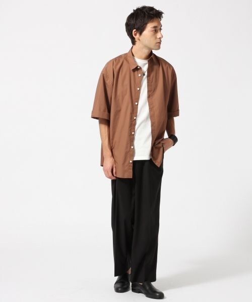 HARE（ハレ）の「タックワイドパンツ（パンツ・ブラック/グレー/ブラウン・S/M/L）」の4枚目の写真