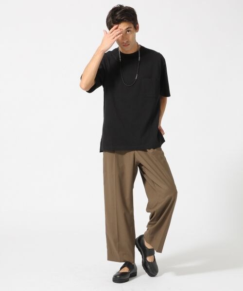 HARE（ハレ）の「タックワイドパンツ（パンツ・ブラック/グレー/ブラウン・S/M/L）」の7枚目の写真