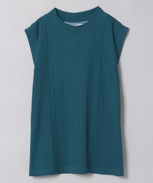 JEANASIS（ジーナシス）の「ランダムテレコノースリーブ（トップス・オフホワイト()/ブラック()/グレー()/グリーン()・FREE）」の4枚目の写真