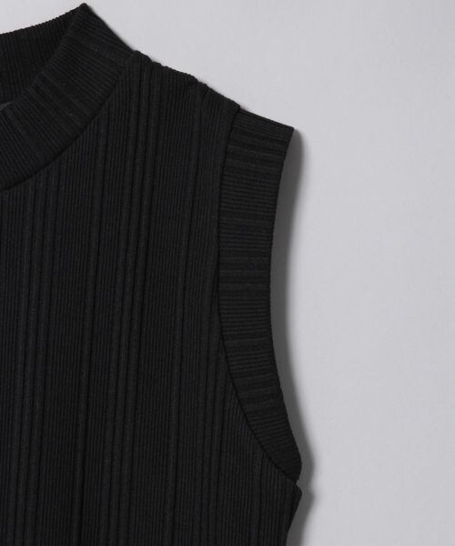 JEANASIS（ジーナシス）の「ランダムテレコノースリーブ（トップス・オフホワイト()/ブラック()/グレー()/グリーン()・FREE）」の6枚目の写真