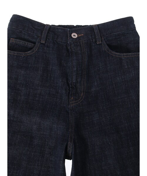 w closet（ダブルクローゼット）の「10ozデニムワイドロングパンツ（パンツ・レディース・ブルー/ネイビー・FREE）」の6枚目の写真