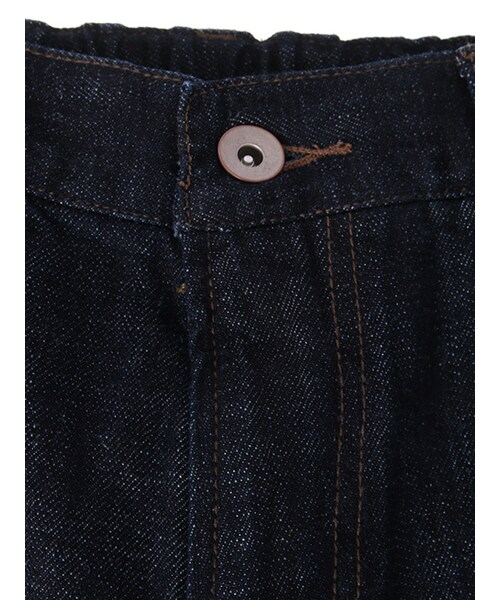 w closet（ダブルクローゼット）の「10ozデニムワイドロングパンツ（パンツ・レディース・ブルー/ネイビー・FREE）」の7枚目の写真