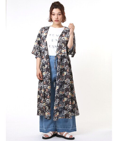 w closet（ダブルクローゼット）の「10ozデニムワイドロングパンツ（パンツ・レディース・ブルー/ネイビー・FREE）」の13枚目の写真