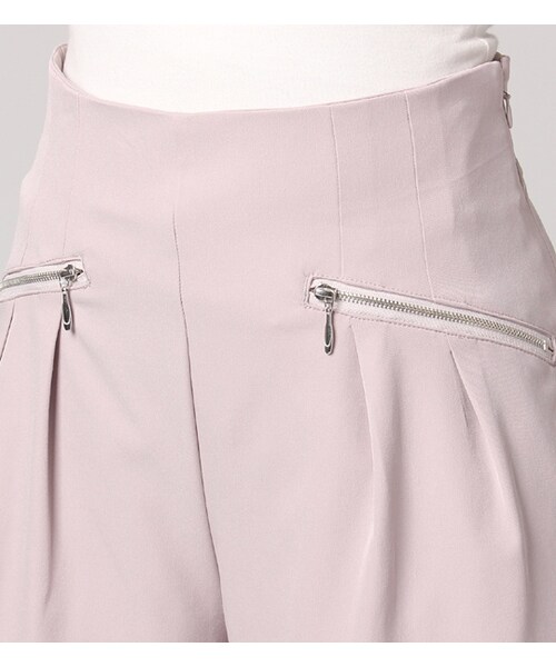 PAGEBOY（ページボーイ）の「ハイウエストZIPショートパンツ（パンツ・レディース・ピンク/サックス/ブルー）」の7枚目の写真