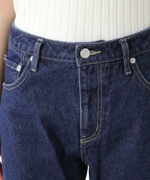 BLISS POINT（ブリスポイント）の「12.5OZカットオフデニムフレアパンツ（パンツ・ブルー/ネイビー・M/L）」の7枚目の写真