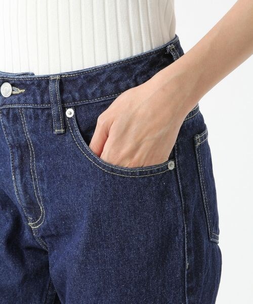 BLISS POINT（ブリスポイント）の「12.5OZカットオフデニムフレアパンツ（パンツ・ブルー/ネイビー・M/L）」の8枚目の写真