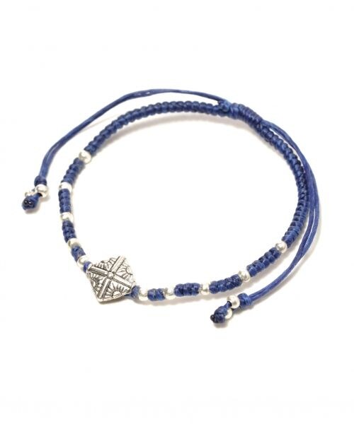 RAGEBLUE（レイジブルー）の「コードアンクレット（アクセサリー・グレージュ/レッド/ネイビー・ONE SIZE）」の3枚目の写真