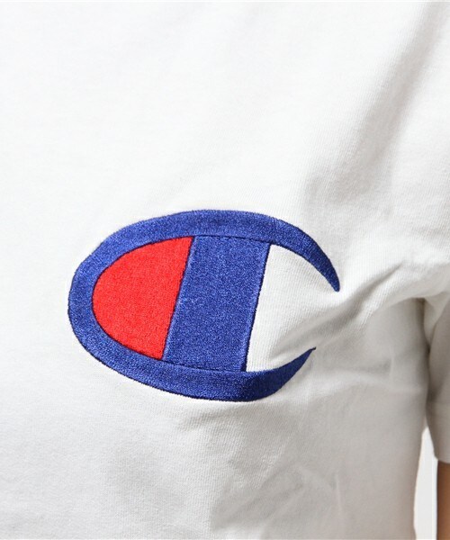 Champion（チャンピオン）の「champion ロゴTシャツ（Tシャツ/カットソー・レディース・ホワイト/ブラック/杢グレー・36）」の10枚目の写真