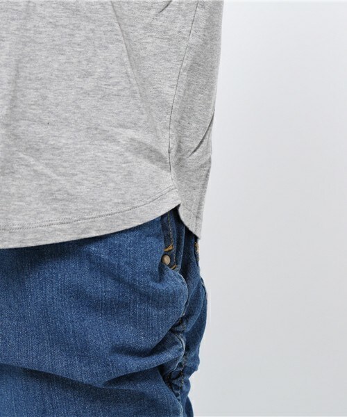 FRAPBOIS（フラボア）の「スムーT（Tシャツ/カットソー・レディース・ホワイト/グレー/イエロー・1）」の9枚目の写真