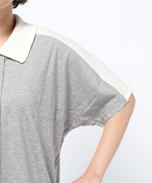 FRAPBOIS（フラボア）の「スムーT（Tシャツ/カットソー・レディース・ホワイト/グレー/イエロー・1）」の8枚目の写真