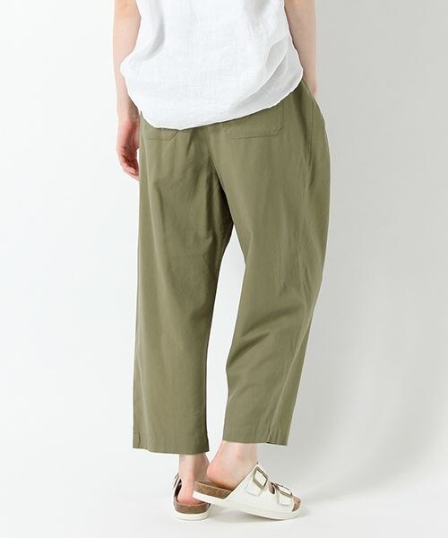 studio CLIP（スタディオクリップ）の「コットンレーヨンツイルウエストマークパンツ（パンツ・ベージュ/オレンジ/カーキ・F）」の8枚目の写真
