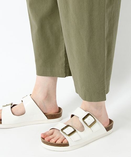 studio CLIP（スタディオクリップ）の「コットンレーヨンツイルウエストマークパンツ（パンツ・ベージュ/オレンジ/カーキ・F）」の14枚目の写真