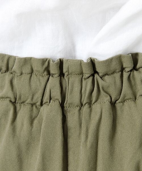 studio CLIP（スタディオクリップ）の「コットンレーヨンツイルウエストマークパンツ（パンツ・ベージュ/オレンジ/カーキ・F）」の11枚目の写真