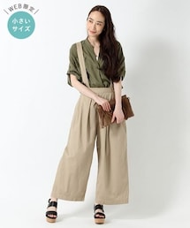 studio CLIP | [★WEB限定 Sサイズ]サスペンダー付きタックワイドパンツ(パンツ)