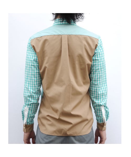 NIRAME.CO（ニラメッコ）の「フリーフォールしゃつ　ミントフレイバー（シャツ/ブラウス・メンズ・その他）」の4枚目の写真