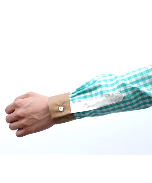 NIRAME.CO（ニラメッコ）の「フリーフォールしゃつ　ミントフレイバー（シャツ/ブラウス・メンズ・その他）」の8枚目の写真