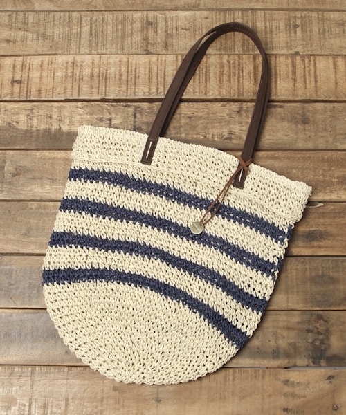 studio CLIP（スタディオクリップ）の「ペーパーアソートトートバッグ（バッグ・ブラック/キャメル/グリーン/ブルー・F）」の4枚目の写真