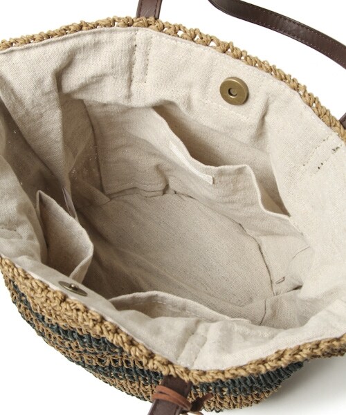 studio CLIP（スタディオクリップ）の「ペーパーアソートトートバッグ（バッグ・ブラック/キャメル/グリーン/ブルー・F）」の12枚目の写真