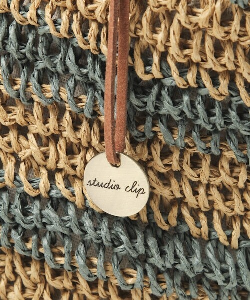 studio CLIP（スタディオクリップ）の「ペーパーアソートトートバッグ（バッグ・ブラック/キャメル/グリーン/ブルー・F）」の11枚目の写真