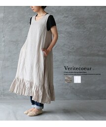 Veritecoeur | Veritecoeur（ヴェリテクール） VC-1301LONG リネンキャンブリックフリルインナーOP(ワンピース)