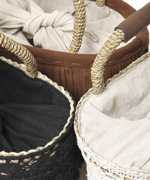 studio CLIP（スタディオクリップ）の「フリンジミニかごバッグ（バッグ・ホワイト/ブラック/キャメル・F）」の18枚目の写真