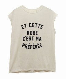 AGNOST | AGNOST　フロッキープリントタンクトップ(Tシャツ/カットソー)