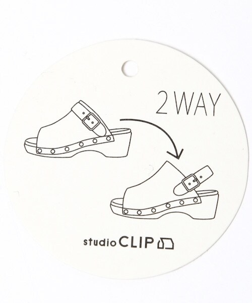 studio CLIP（スタディオクリップ）の「2WAYサボサンダル（シューズ・ブラック/ブラウン・M/L）」の16枚目の写真