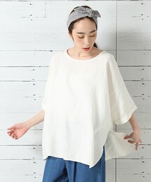 studio CLIP（スタディオクリップ）の「リネン100ポンチョチュニック 