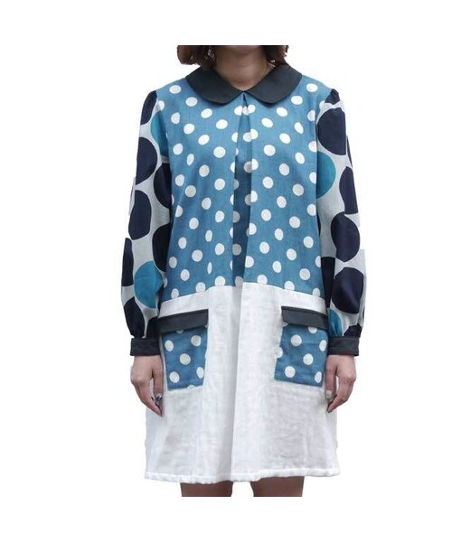 NIRAME.CO(ニラメッコ)の「2度見ドレスワンピース ドット(ワンピース・レディース・その他)」の3枚目の写真