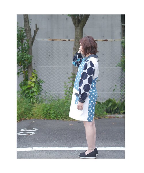 NIRAME.CO(ニラメッコ)の「2度見ドレスワンピース ドット(ワンピース・レディース・その他)」の2枚目の写真