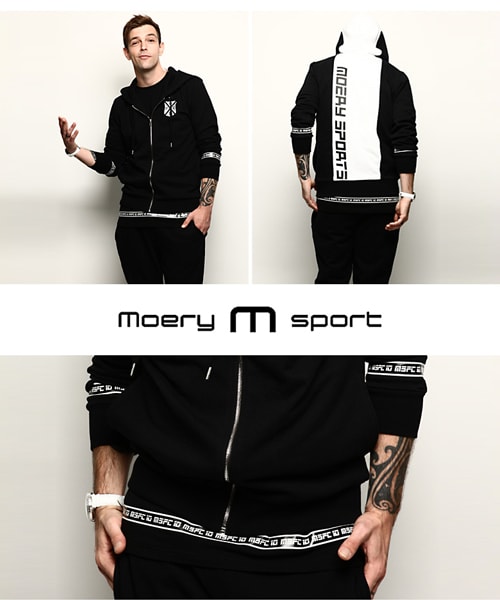 Moery Sport（モエリースポーツ）の「モエリースポーツ MSFCセットアップ（セットアップ・メンズ・ブラック/ホワイト・S/M/L/XL）」の11枚目の写真