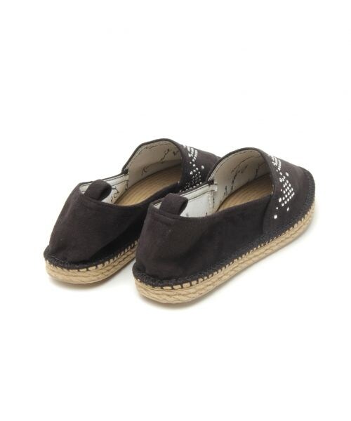 GLOBAL WORK(グローバルワーク)の「エスパドリーユ Women(シューズ・キカガラ/ハナガラ/ホワイト(レース)/ブラック(レース)/ブラック(スタッズ)/シルバー/ゴールド/カーキ(スタッズ)・M(23-23.5cm)/L(24-24.5cm))」の11枚目の写真