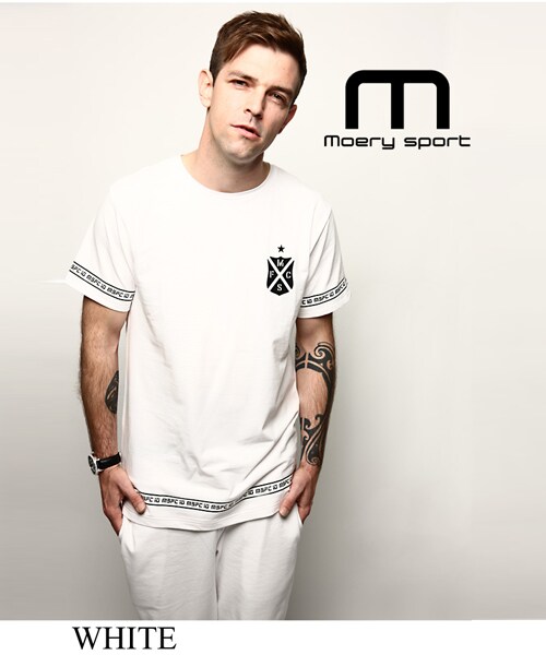 Moery Sport(モエリースポーツ)の「モエリースポーツ MSFC Tシャツ(Tシャツ/カットソー・メンズ・ホワイト/ブラック・S/M/L/XL)」の3枚目の写真