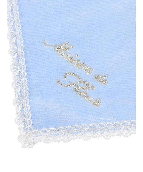 LOEWE ロエベ ビーチタオル スイムタオル ロゴ ブルー ホワイト 刺繍