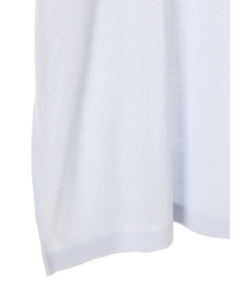 earth music&ecology（アースミュージックアンドエコロジー）の「【Special Price】ボックスニットチュニック（トップス・アイボリー/ライトベージュ/サックスブルー/ネイビー・F）」の11枚目の写真