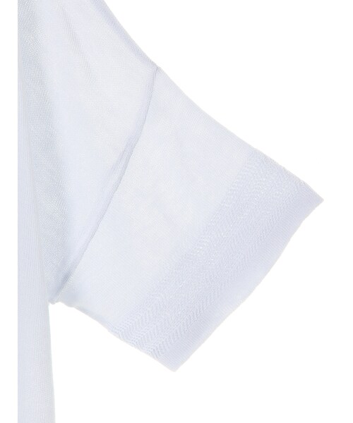 earth music&ecology（アースミュージックアンドエコロジー）の「【Special Price】ボックスニットチュニック（トップス・アイボリー/ライトベージュ/サックスブルー/ネイビー・F）」の10枚目の写真