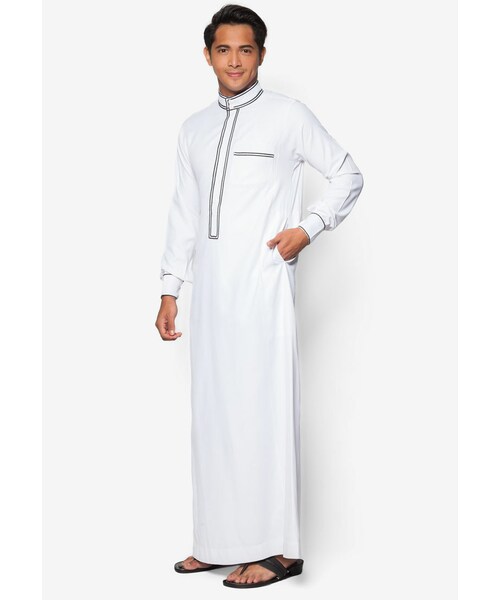 Jovian(ジョビアン)の「Jovian Men Qamar Jubah(その他・White・XS/S/M/L/XL)」の2枚目の写真