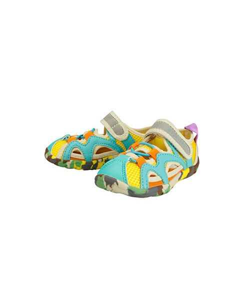 BRANSHES(ブランシェス)の「ウォータースニーカー(スニーカー・キッズ・イエロー/ブルー/ブラック・12~19)」の1枚目の写真