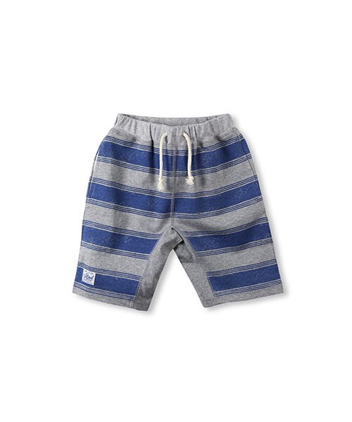RADCHAP（ラッドチャップ）の「ラフボーダーカットショートパンツ（その他パンツ・キッズ・生成/杢グレー・80～140）」の2枚目の写真