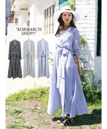 KORMARCH | ラップ風Aラインワンピース(ワンピース)